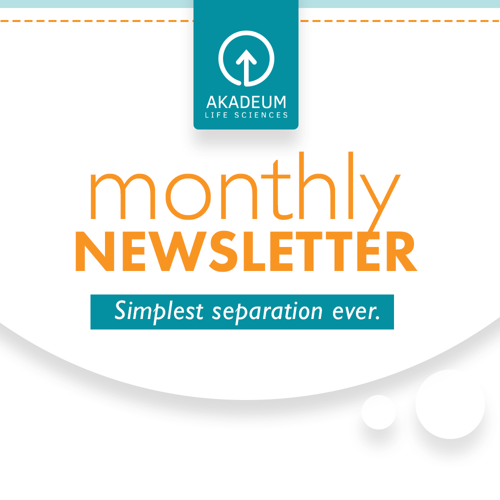 Newsletter Design Page for Akadeum
